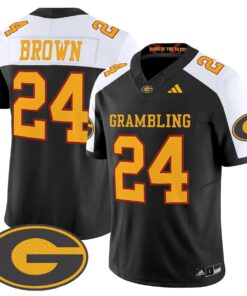 Alternative view of Willie Brown Jersey #24 Grambling Tigers 2025 Vapor Limited Stitched