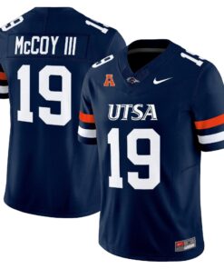 Alternative view of Willie McCoy III Jersey #19 UTSA Roadrunners 2025 Vapor Limited Stitched