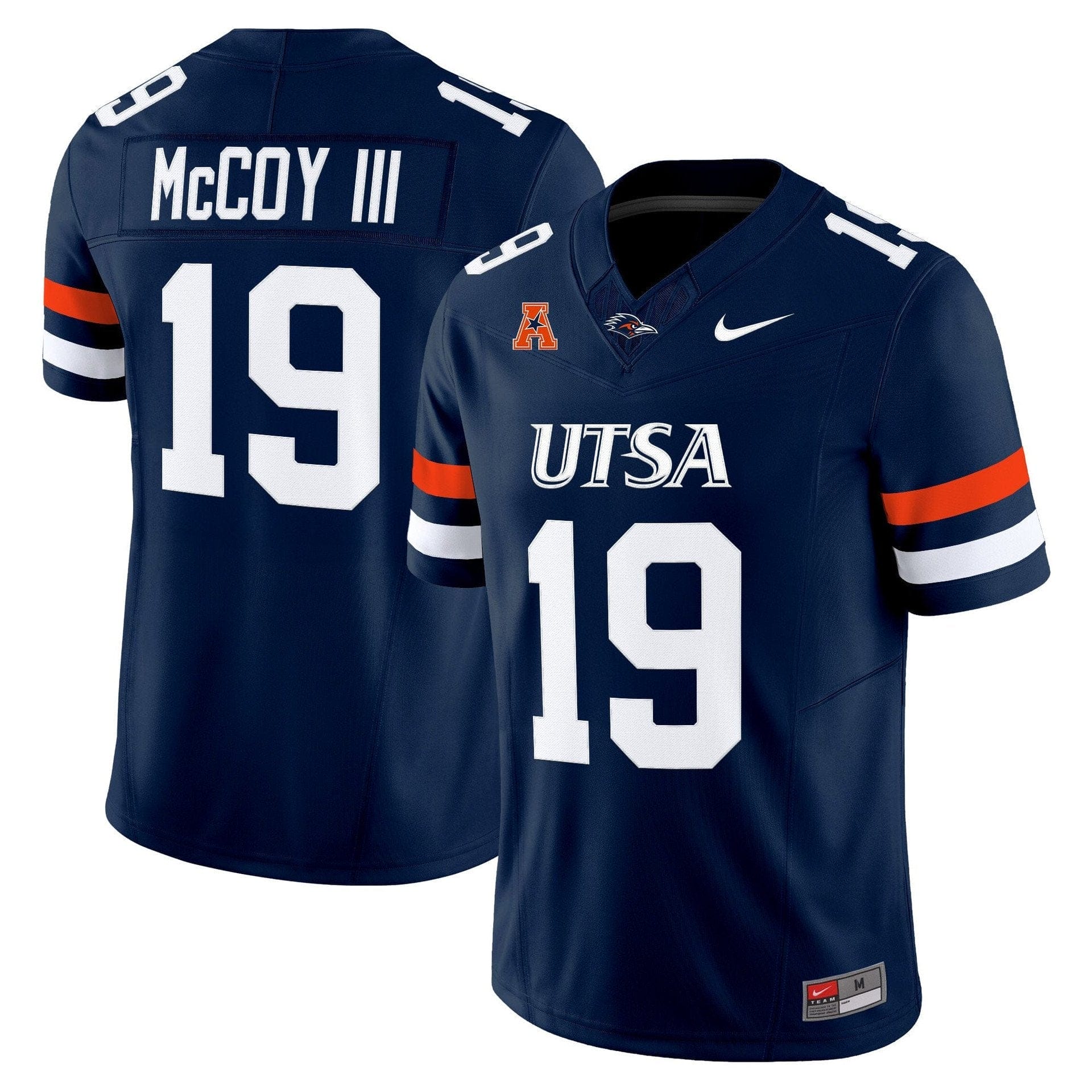 Willie McCoy III Jersey #19 UTSA Roadrunners 2025 Vapor Limited Stitched - Image 2