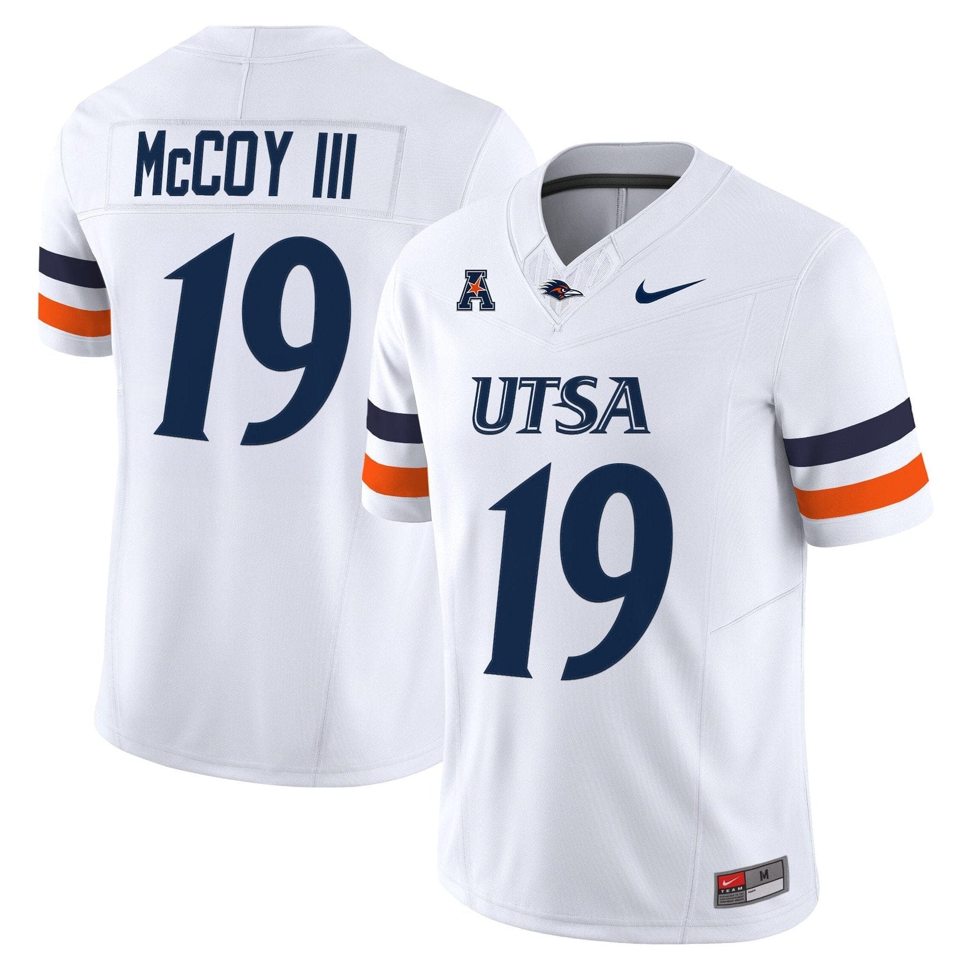 Willie McCoy III Jersey #19 UTSA Roadrunners 2025 Vapor Limited Stitched