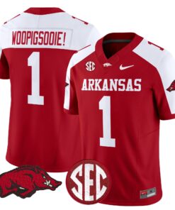 Woo Pig Sooie Jersey 1 Arkansas Razorbacks Limited Stitched Cardinal Alter 5fc556a2 84e8 4695 ba6d 4cfa7f3629b9