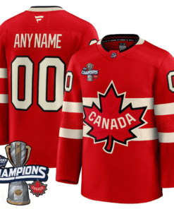 Custom Canada 2025 4 Nations Face-Off Champions Jersey - All Stitched