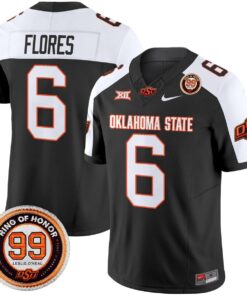 Zane Flores Jersey 6 Oklahoma State Cowboys 2025 Leslie O neal Patch Black Alter cc6d38a1 34c1 4301 b7fe edc270a8df3a
