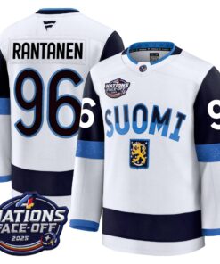 Alternative view of Finland 4 Nations Face-Off 2025 Premium Jersey - All Stitched