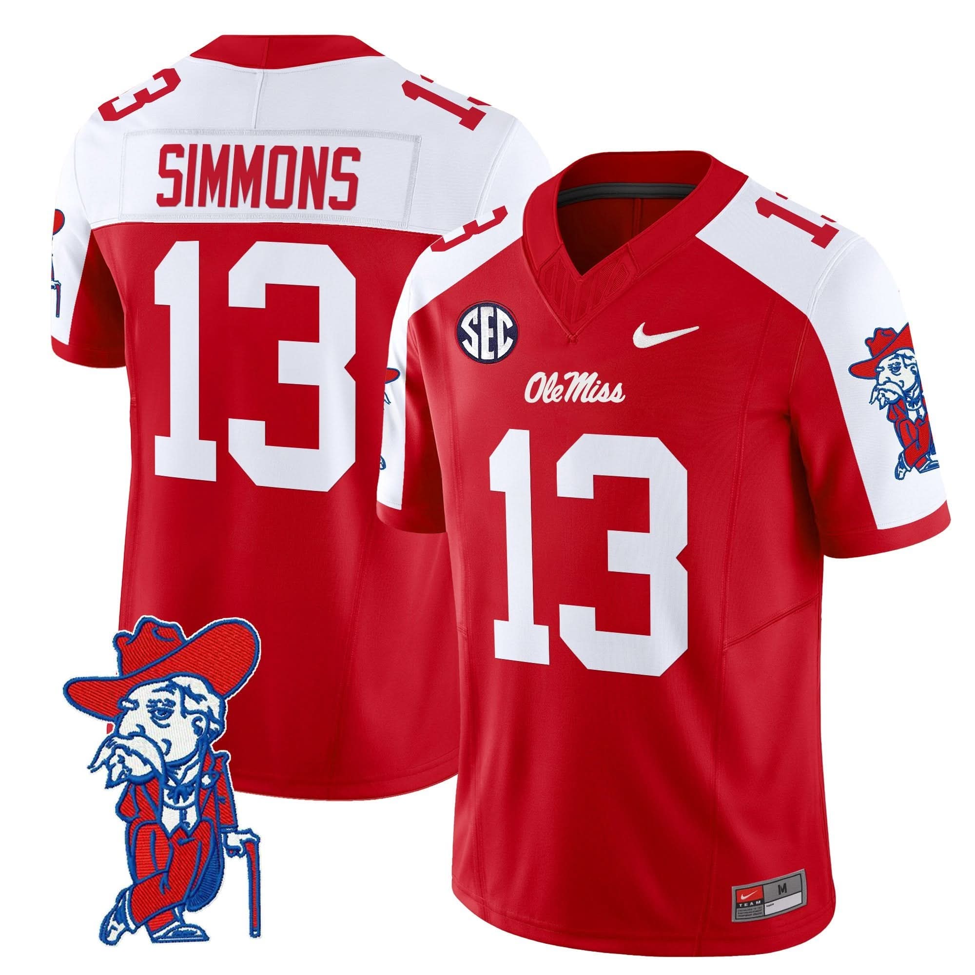 Ole Miss Rebels 2025 Vapor Limited Jersey V2 - All Stitched 38 Ole Miss Rebels 2025 Vapor Limited Jersey V2 - All Stitched - Image 38