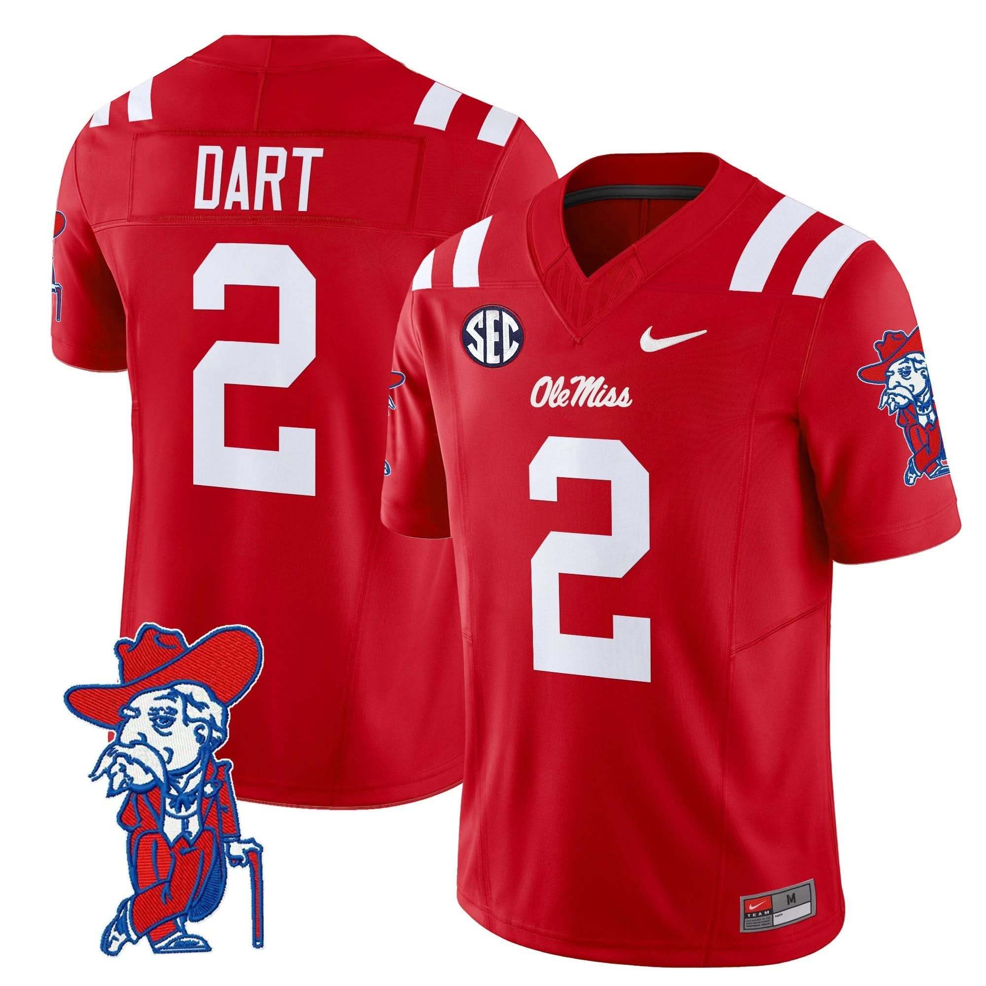 Ole Miss Rebels 2025 Vapor Limited Jersey V2 - All Stitched 20 Ole Miss Rebels 2025 Vapor Limited Jersey V2 - All Stitched - Image 20