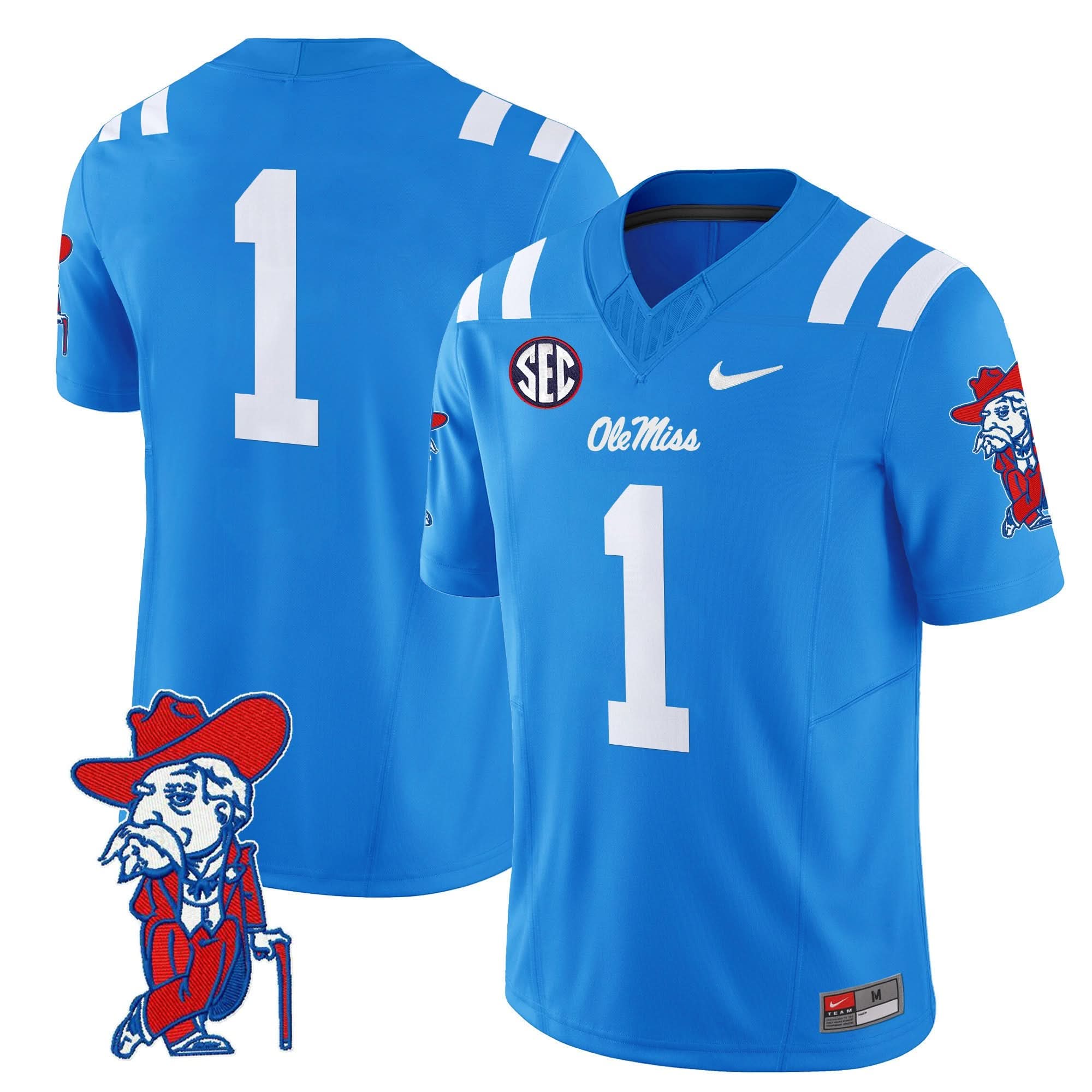 Ole Miss Rebels 2025 Vapor Limited Jersey V2 - All Stitched 33 Ole Miss Rebels 2025 Vapor Limited Jersey V2 - All Stitched - Image 33