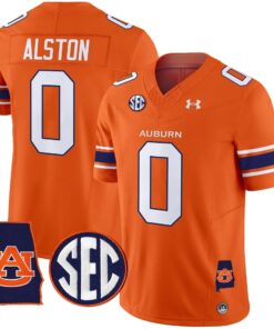 Alternative view of Auburn Tigers 2025 Alabama Patch Vapor Limited Jersey - All Stitched