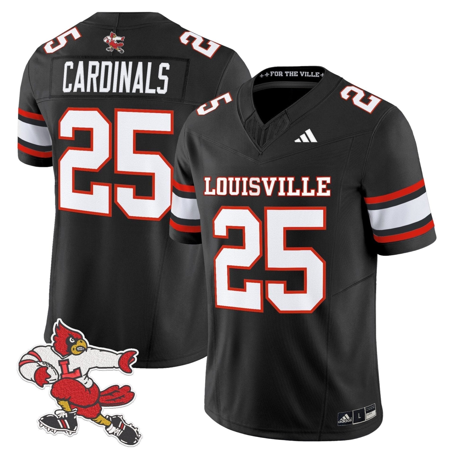 Louisville Cardinals '1980s Throwback' Vapor Limited Jersey - All Stitched 47 Louisville Cardinals '1980s Throwback' Vapor Limited Jersey - All Stitched - Image 47