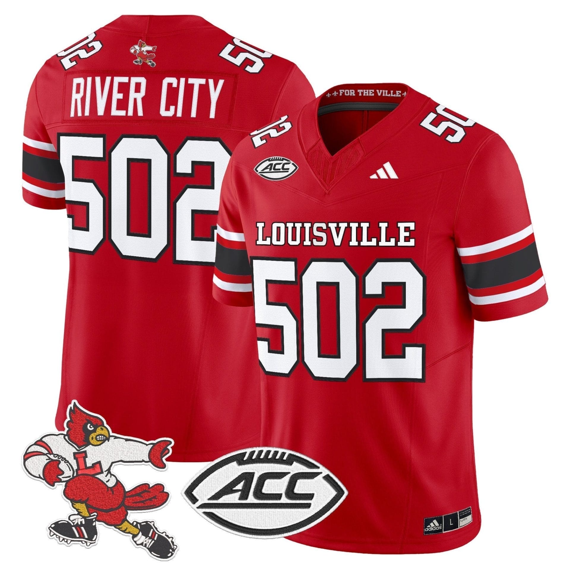 Louisville Cardinals '1980s Throwback' Vapor Limited Jersey - All Stitched 23 Louisville Cardinals '1980s Throwback' Vapor Limited Jersey - All Stitched - Image 23