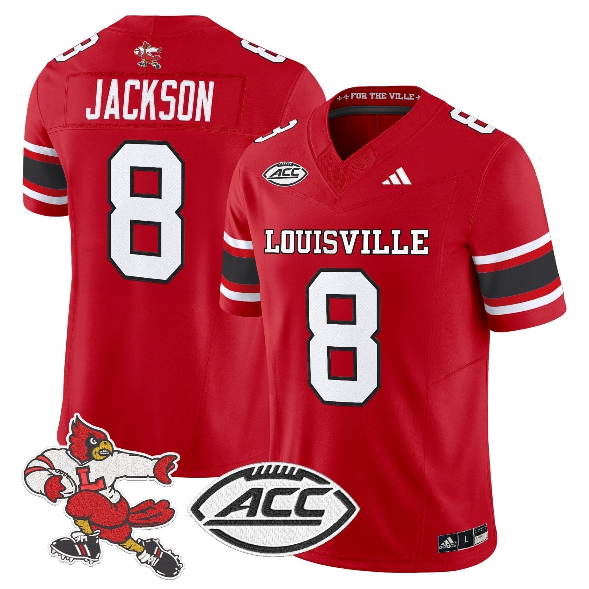 Louisville Cardinals '1980s Throwback' Vapor Limited Jersey - All Stitched 50 Louisville Cardinals '1980s Throwback' Vapor Limited Jersey - All Stitched - Image 50