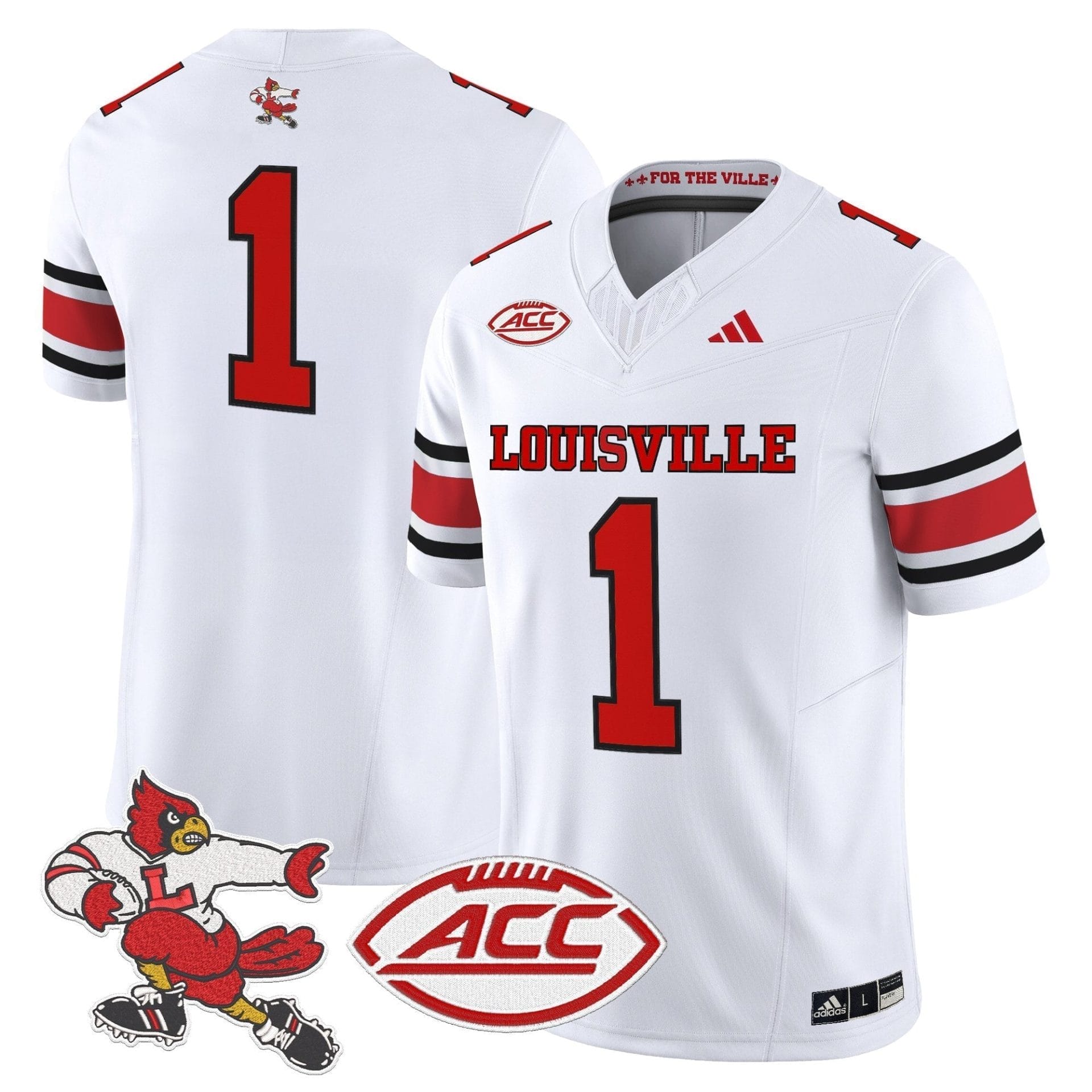 Louisville Cardinals '1980s Throwback' Vapor Limited Jersey - All Stitched 13 Louisville Cardinals '1980s Throwback' Vapor Limited Jersey - All Stitched - Image 13