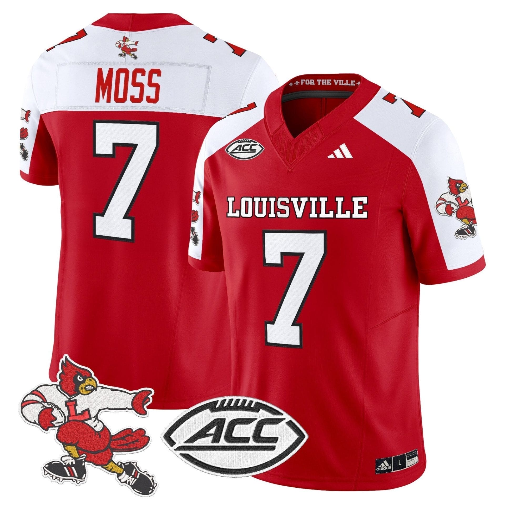 Louisville Cardinals '1980s Throwback' Vapor Limited Jersey - All Stitched 25 Louisville Cardinals '1980s Throwback' Vapor Limited Jersey - All Stitched - Image 25