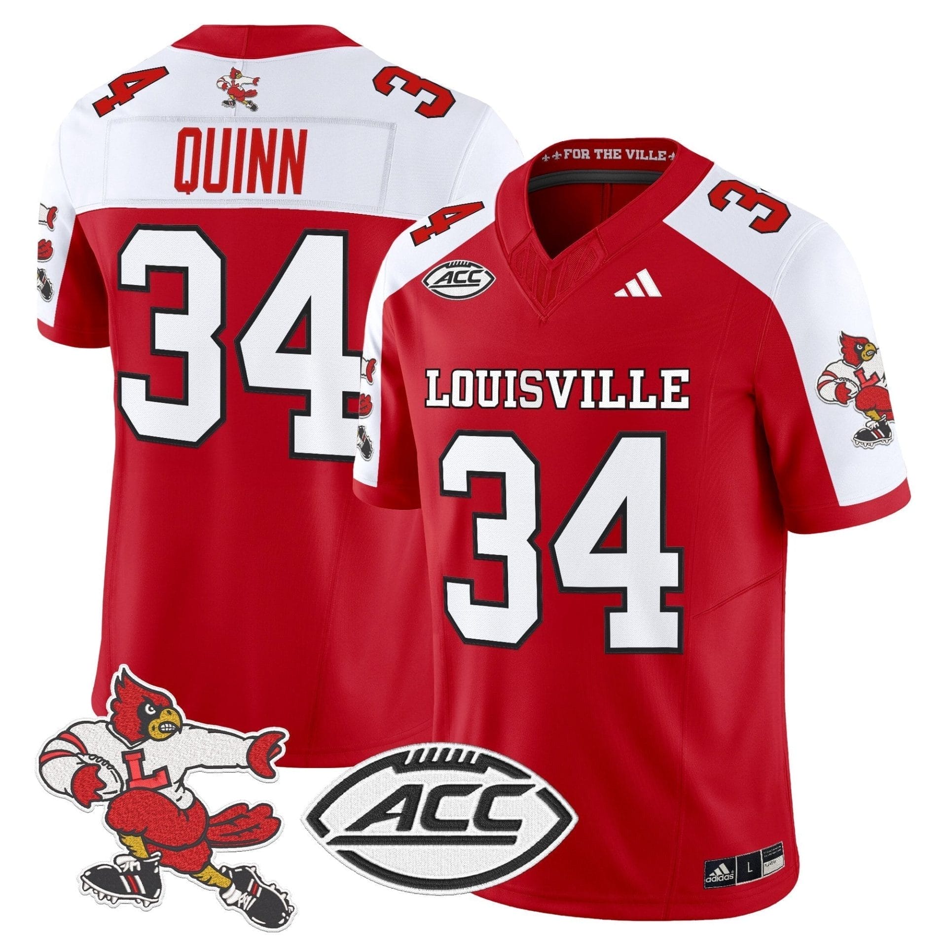 Louisville Cardinals '1980s Throwback' Vapor Limited Jersey - All Stitched 30 Louisville Cardinals '1980s Throwback' Vapor Limited Jersey - All Stitched - Image 30