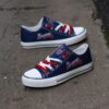 1. Atlanta Braves Limited Print Low Top Canvas Shoes Sport Sneakers For Men Women Fans