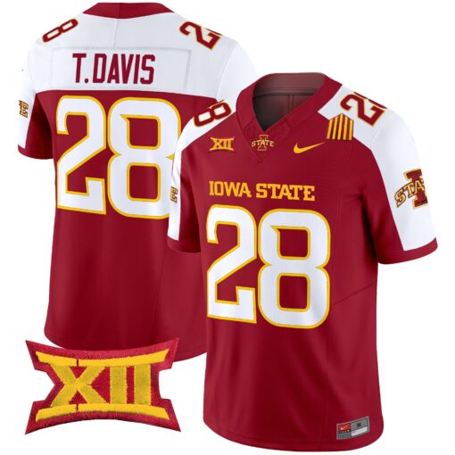 Men's Iowa State Cyclones 2025 Vapor Limited Jersey - All Stitched - Image 47