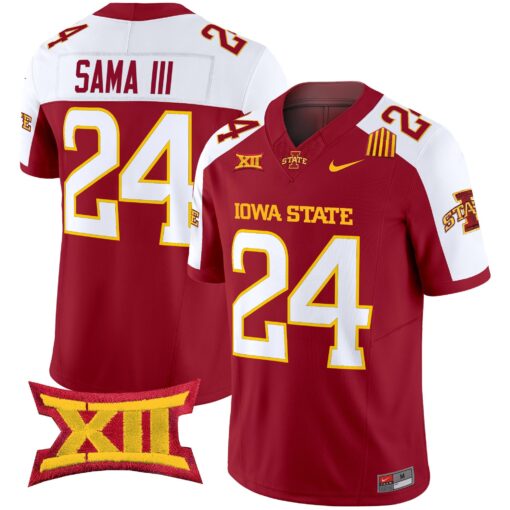 Men's Iowa State Cyclones 2025 Vapor Limited Jersey - All Stitched - Image 16