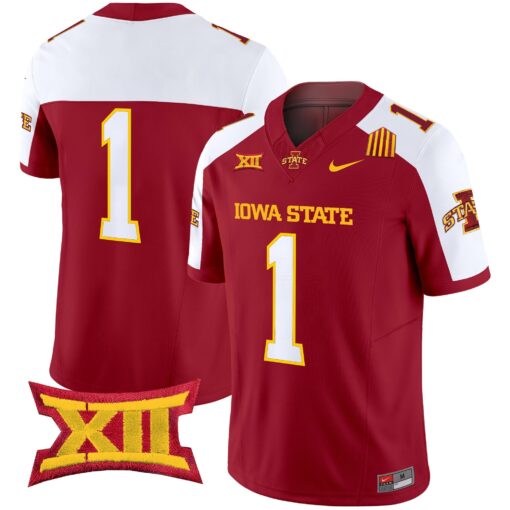 Men's Iowa State Cyclones 2025 Vapor Limited Jersey - All Stitched - Image 50