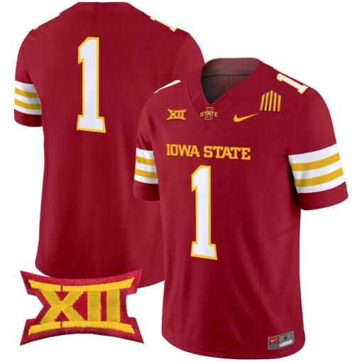 Men's Iowa State Cyclones 2025 Vapor Limited Jersey - All Stitched - Image 13