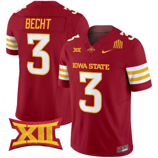Men's Iowa State Cyclones 2025 Vapor Limited Jersey - All Stitched - Image 3