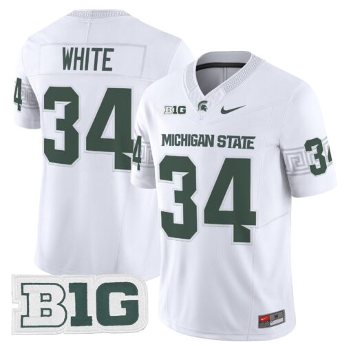 Men's Michigan State Spartans 2025 Vapor Limited Jersey - All Stitched - Image 18