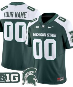 Michigan State Spartans 2025 Vapor Limited Custom Jersey - All Stitched