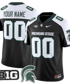 Alternative view of Michigan State Spartans 2025 Vapor Limited Custom Jersey - All Stitched