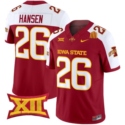Men's Iowa State Cyclones 2025 Vapor Limited Jersey - All Stitched - Image 48