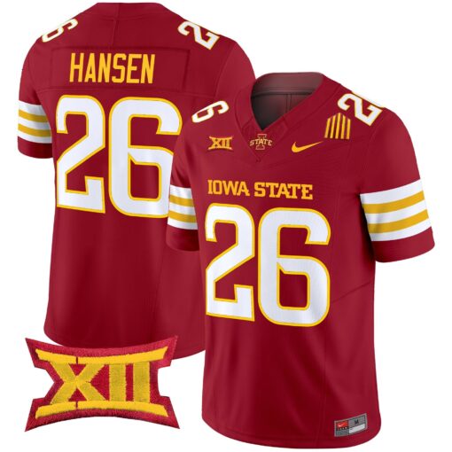 Men's Iowa State Cyclones 2025 Vapor Limited Jersey - All Stitched - Image 10