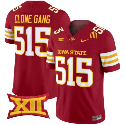 Men's Iowa State Cyclones 2025 Vapor Limited Jersey - All Stitched - Image 5