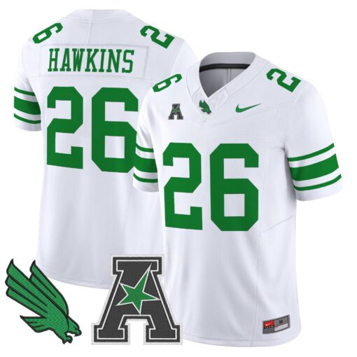Men's North Texas Mean Green 2025 Vapor Limited Jersey - All Stitched - Image 24