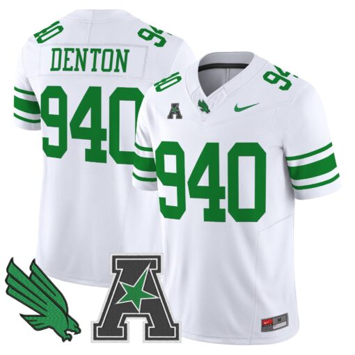 Men's North Texas Mean Green 2025 Vapor Limited Jersey - All Stitched - Image 21