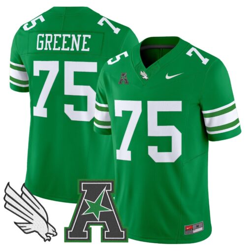 Men's North Texas Mean Green 2025 Vapor Limited Jersey - All Stitched - Image 17