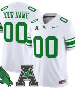 Alternative view of North Texas Mean Green 2025 Vapor Limited Custom Jersey - All Stitched
