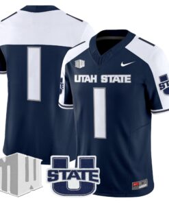 Men's Utah State Aggies 2025 Vapor Limited Jersey - All Stitched 47 17588587602658de36bb 2