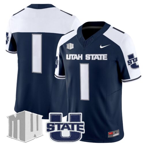 Men's Utah State Aggies 2025 Vapor Limited Jersey - All Stitched - Image 9