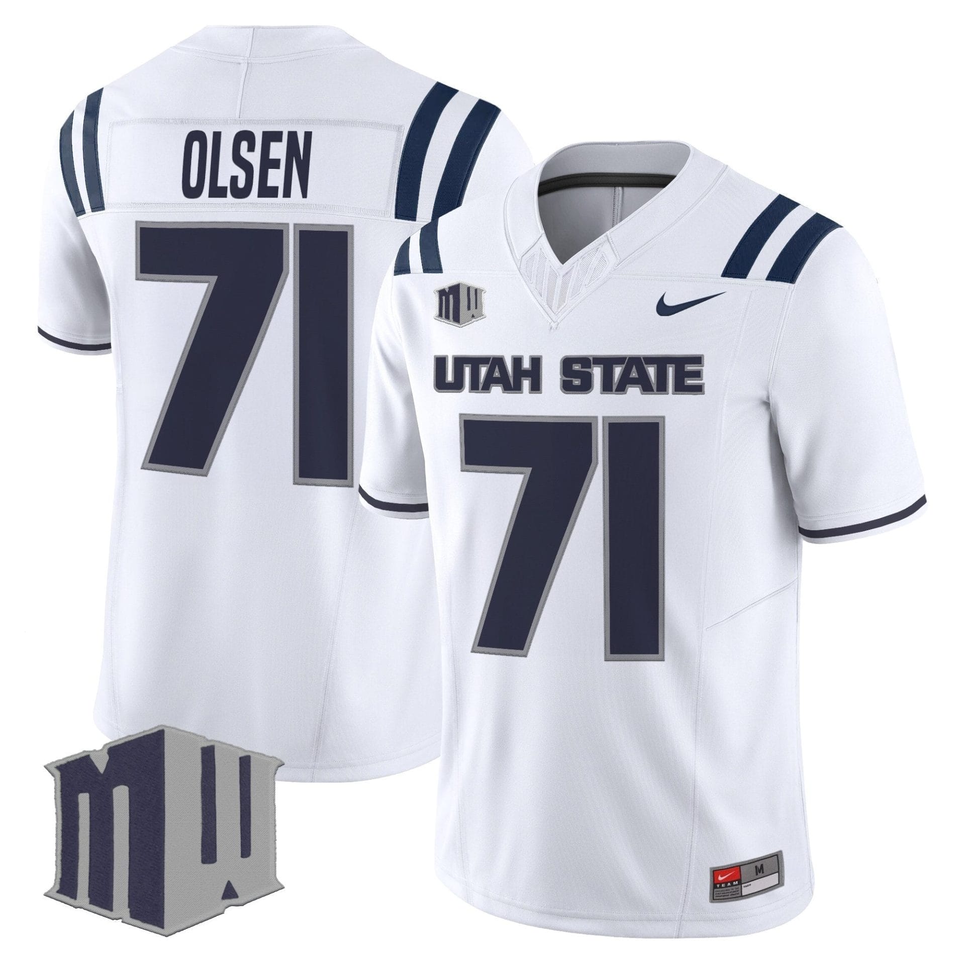 Men's Utah State Aggies 2025 Vapor Limited Jersey - All Stitched 14 Men's Utah State Aggies 2025 Vapor Limited Jersey - All Stitched - Image 14