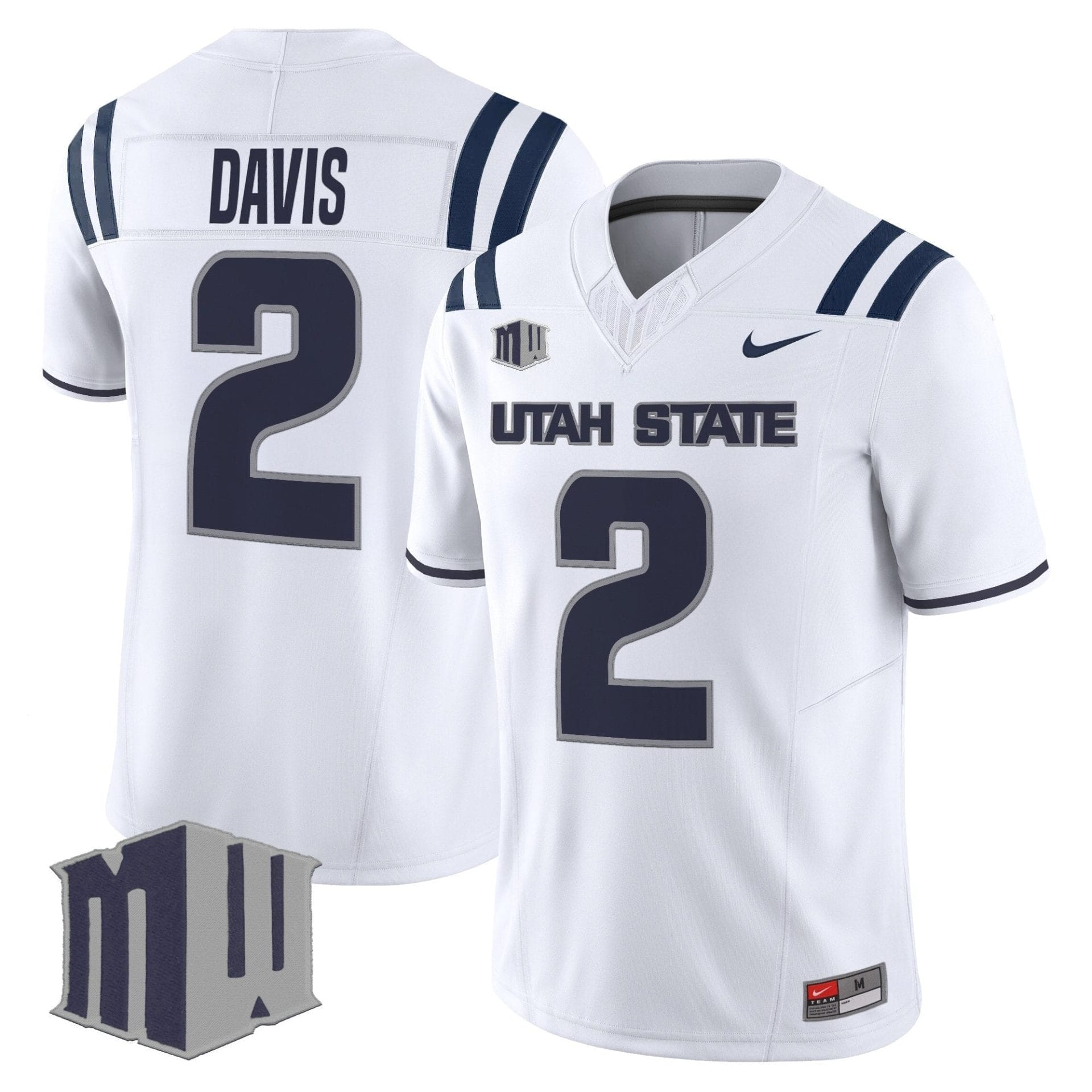 Men's Utah State Aggies 2025 Vapor Limited Jersey - All Stitched 10 Men's Utah State Aggies 2025 Vapor Limited Jersey - All Stitched - Image 10