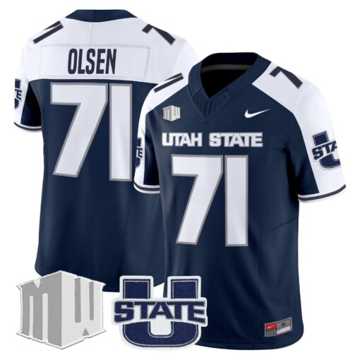 Men's Utah State Aggies 2025 Vapor Limited Jersey - All Stitched - Image 7
