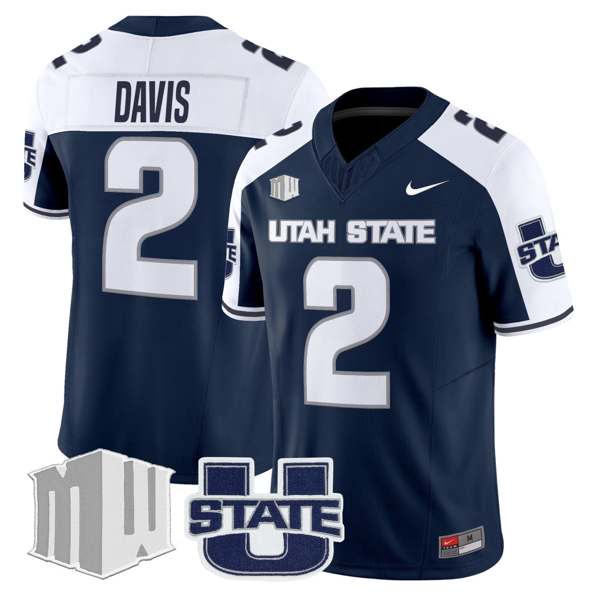 Men's Utah State Aggies 2025 Vapor Limited Jersey - All Stitched 18 Men's Utah State Aggies 2025 Vapor Limited Jersey - All Stitched - Image 18