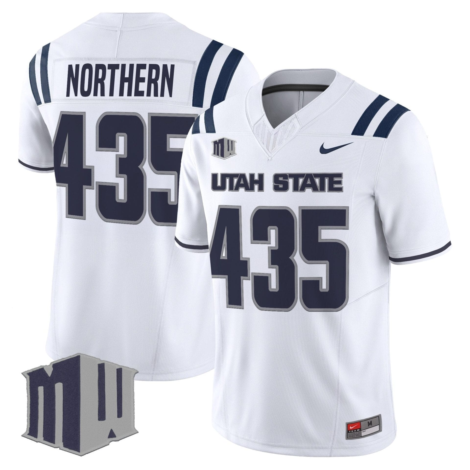 Men's Utah State Aggies 2025 Vapor Limited Jersey - All Stitched 4 Men's Utah State Aggies 2025 Vapor Limited Jersey - All Stitched - Image 4