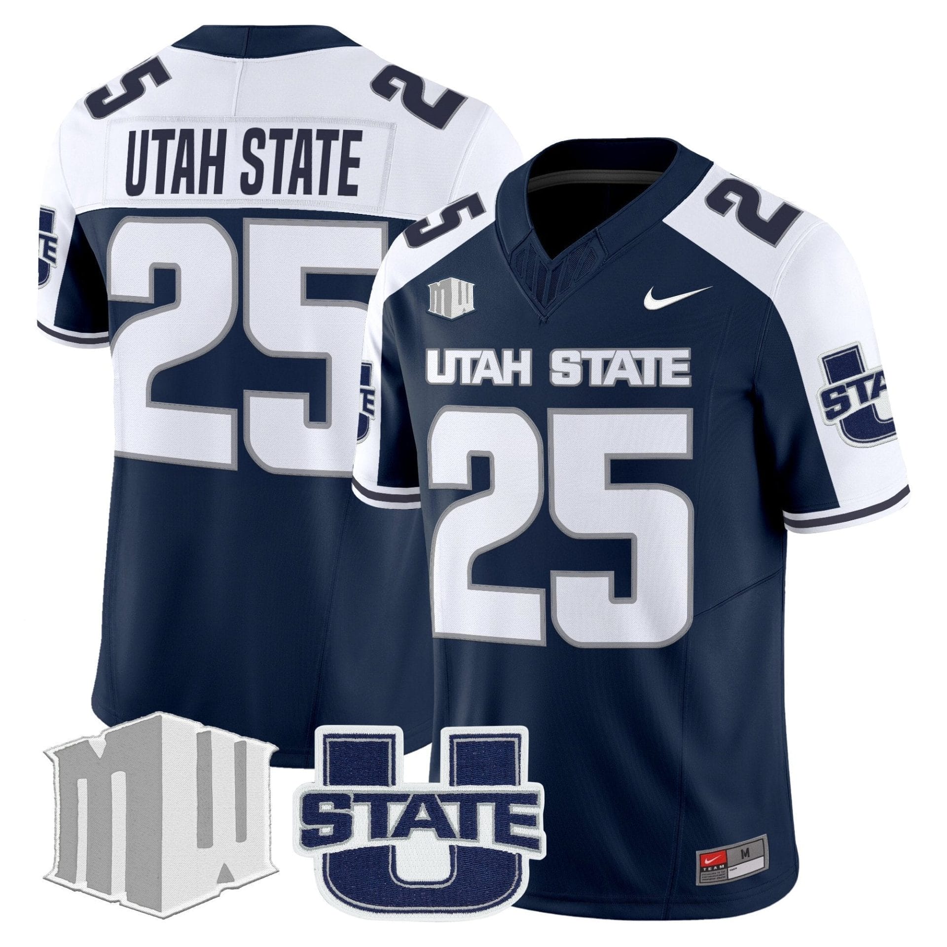 Men's Utah State Aggies 2025 Vapor Limited Jersey - All Stitched 23 Men's Utah State Aggies 2025 Vapor Limited Jersey - All Stitched - Image 23