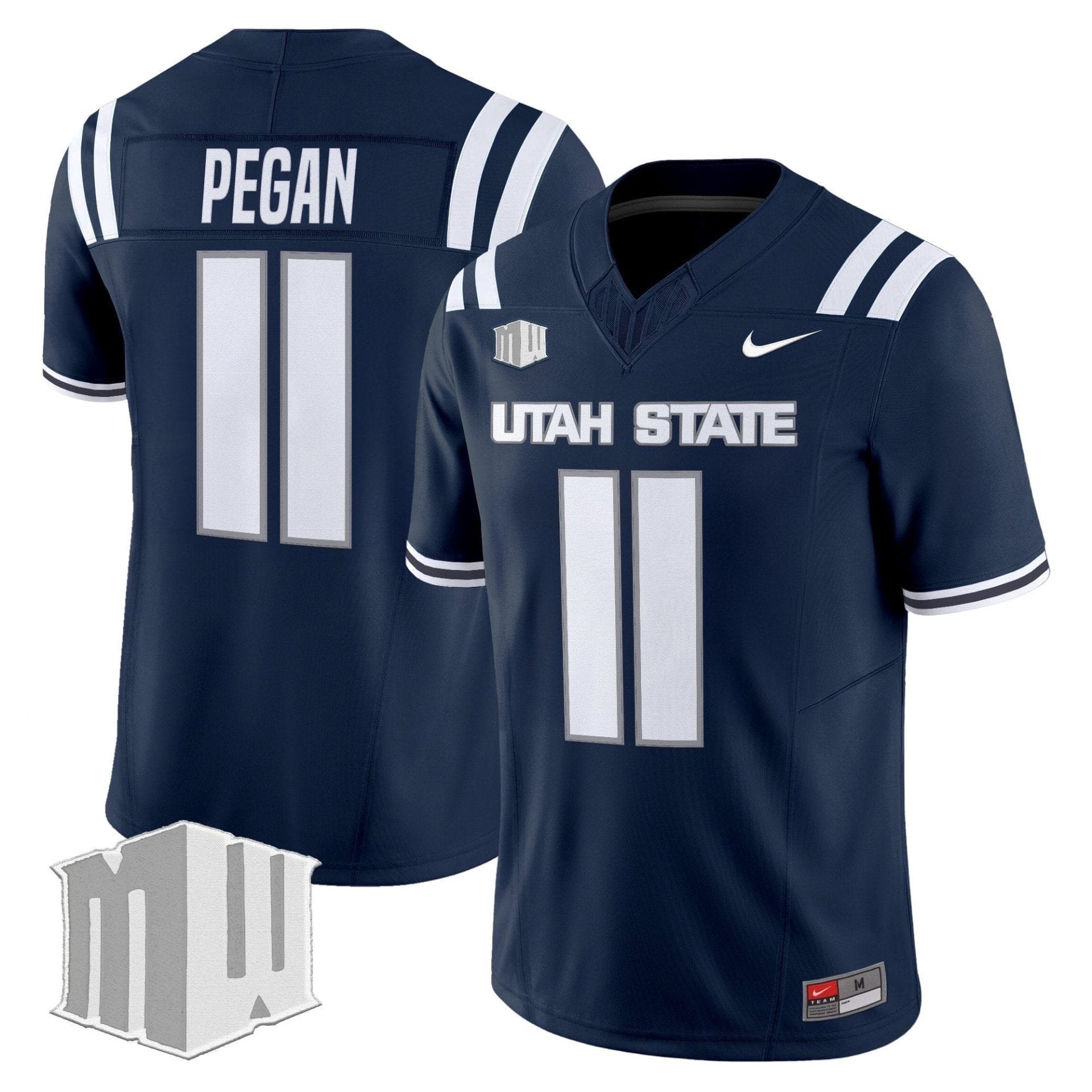 Men's Utah State Aggies 2025 Vapor Limited Jersey - All Stitched 3 Men's Utah State Aggies 2025 Vapor Limited Jersey - All Stitched - Image 3