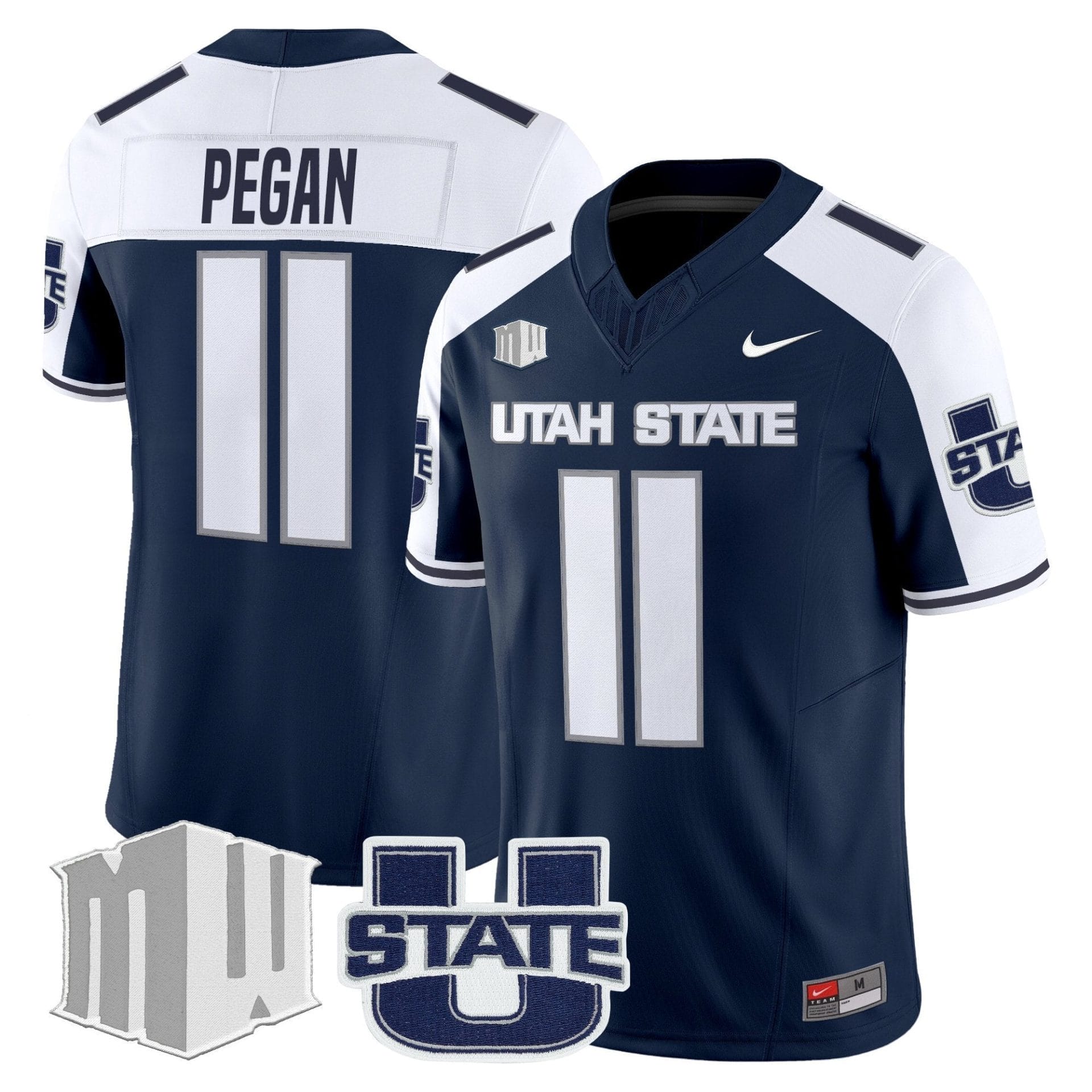 Men's Utah State Aggies 2025 Vapor Limited Jersey - All Stitched 20 Men's Utah State Aggies 2025 Vapor Limited Jersey - All Stitched - Image 20