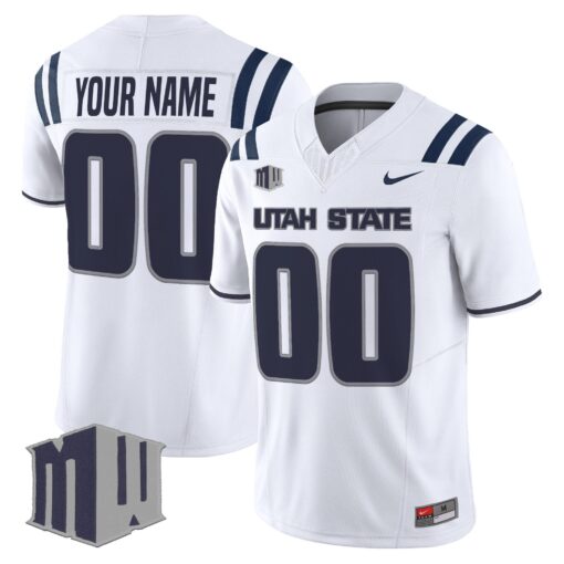 Utah State Aggies 2025 Vapor Limited Custom Jersey - All Stitched - Image 2
