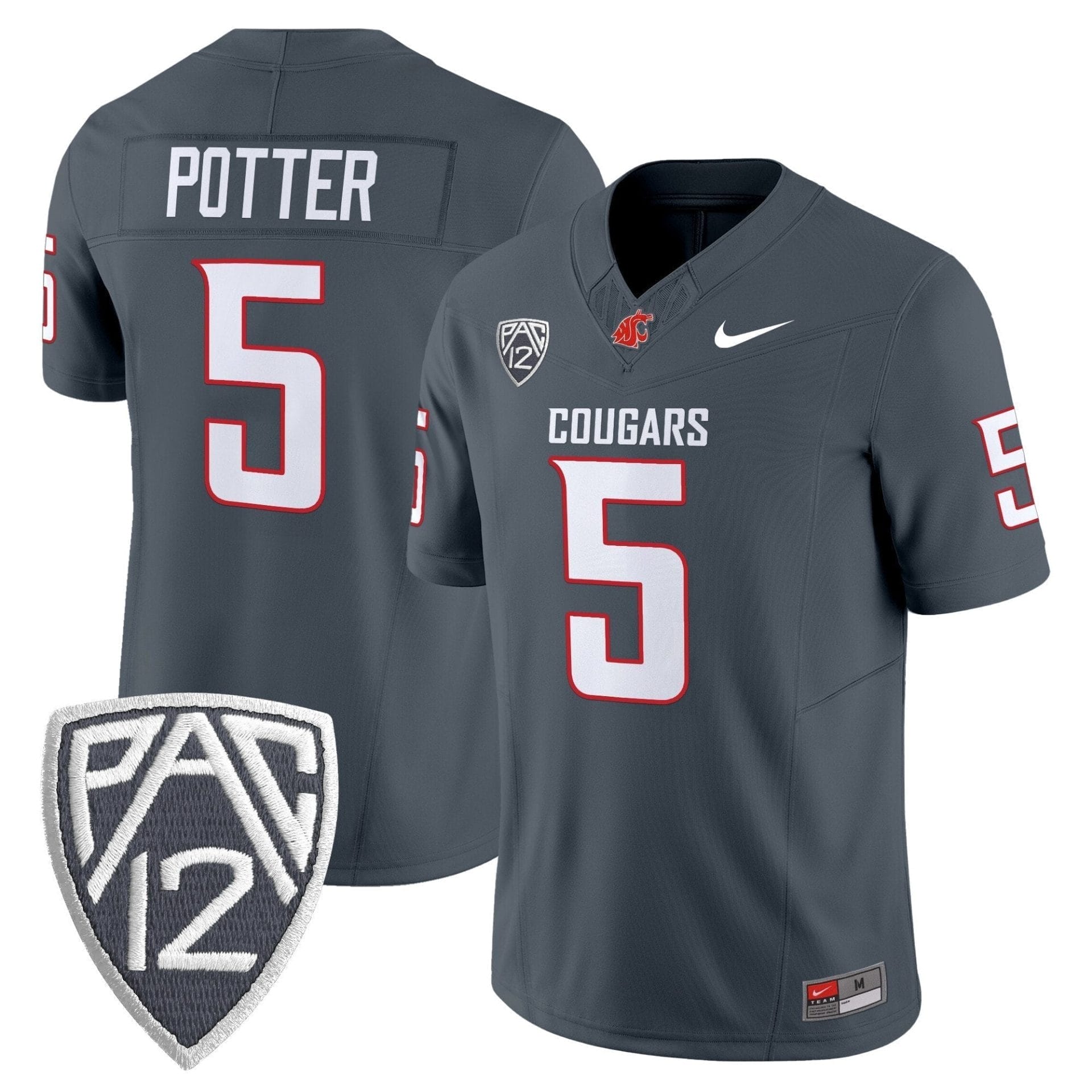 Washington State Cougars 2025 Vapor Limited Jersey V2 - All Stitched 1 Washington State Cougars 2025 Vapor Limited Jersey V2 - All Stitched