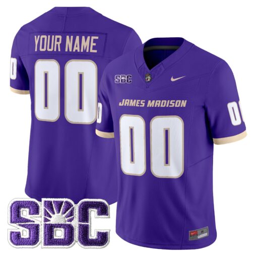 James Madison Dukes 2025 Vapor Limited Custom Jersey - All Stitched - Image 3