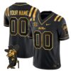 Ole Miss Rebels 2025 Gold Vapor Limited Custom Jersey - All Stitched 11 17592932867319ff224b