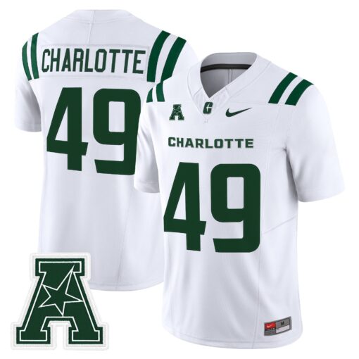 Men's Charlotte 49ers 2025 Vapor Limited Jersey - All Stitched - Image 9