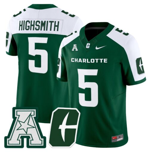 Men's Charlotte 49ers 2025 Vapor Limited Jersey - All Stitched - Image 22